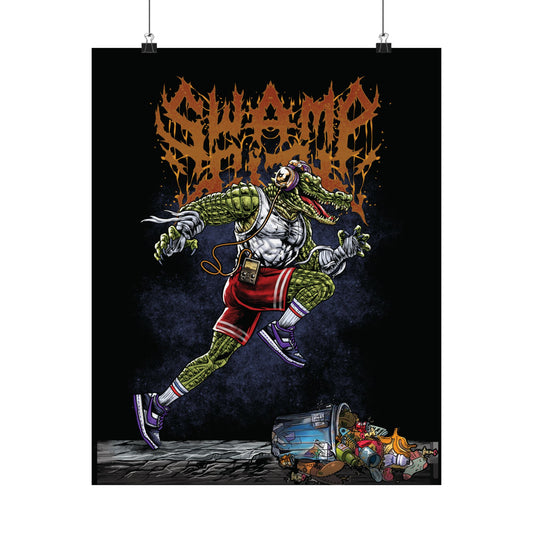 Crocodile Graphic Poster